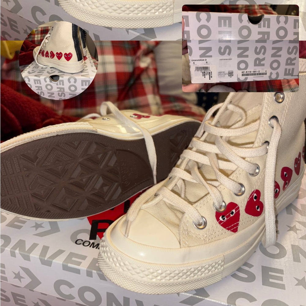 Converse Kids' Cream High-Top Sneakers